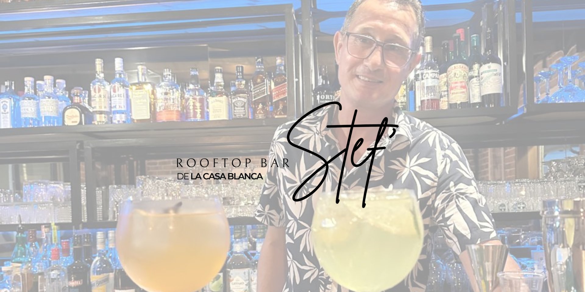 Le bar convivial de La Casa Blanca